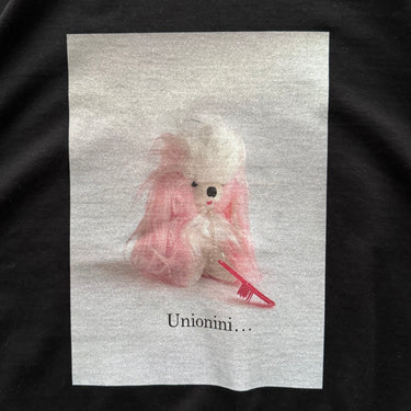 ★入荷済み★2026AW★UNIONINI ユニオニーニ photo print long sleeved tee black CS-095