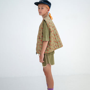 ★DROP2★2026SS★Repose AMS リポーズ sporty short dark khaki SS26-111