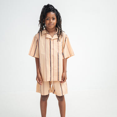 ★DROP2★2026SS★Repose AMS リポーズ boxy shirt sand stripe SS26-92