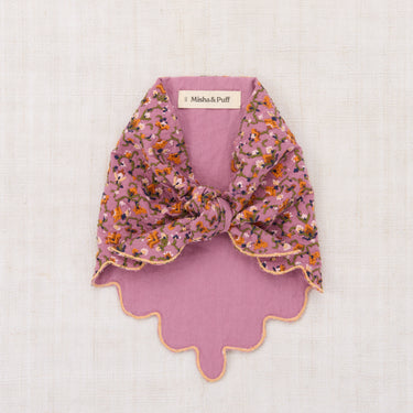 ★DROP2★2026AW★Misha & Puff ミーシャアンドパフ EMBROIDERED SCALLOP SCARF ANTIQUE ROSE K5237F26-670-OSS
