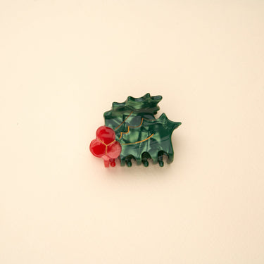 Coucou Suzette ククシュゼット Holly Mini Hair Claw 柊ミニヘアクリップ