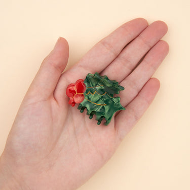 Coucou Suzette ククシュゼット Holly Mini Hair Claw 柊ミニヘアクリップ