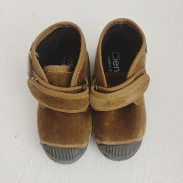 CIENTA シエンタ ベルクロブーツ ベロア beige/velour ベージュベロア 975075 21