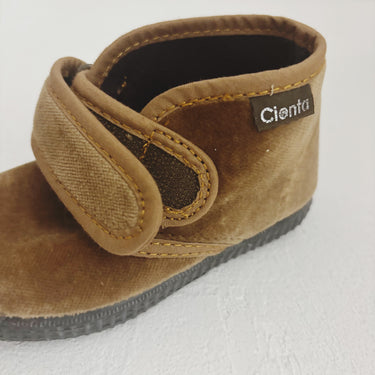 CIENTA シエンタ ベルクロブーツ ベロア beige/velour ベージュベロア 975075 21
