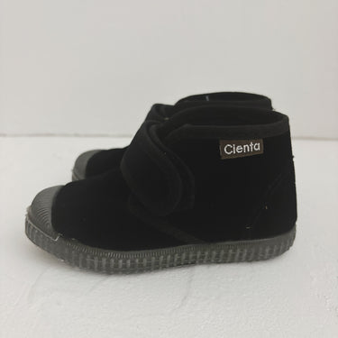 CIENTA シエンタ ベルクロブーツ ベロア negro/velour ブラックベロア 975075 01
