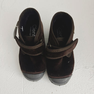 CIENTA シエンタ ベルクロブーツ ベロア marron/velour ブラウンベロア 975075 30