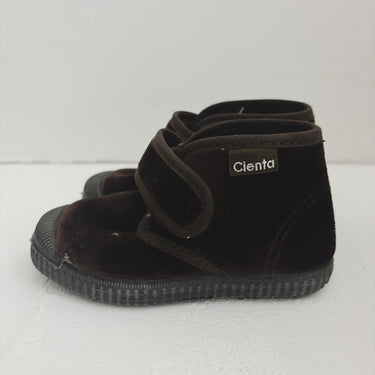CIENTA シエンタ ベルクロブーツ ベロア marron/velour ブラウンベロア 975075 30