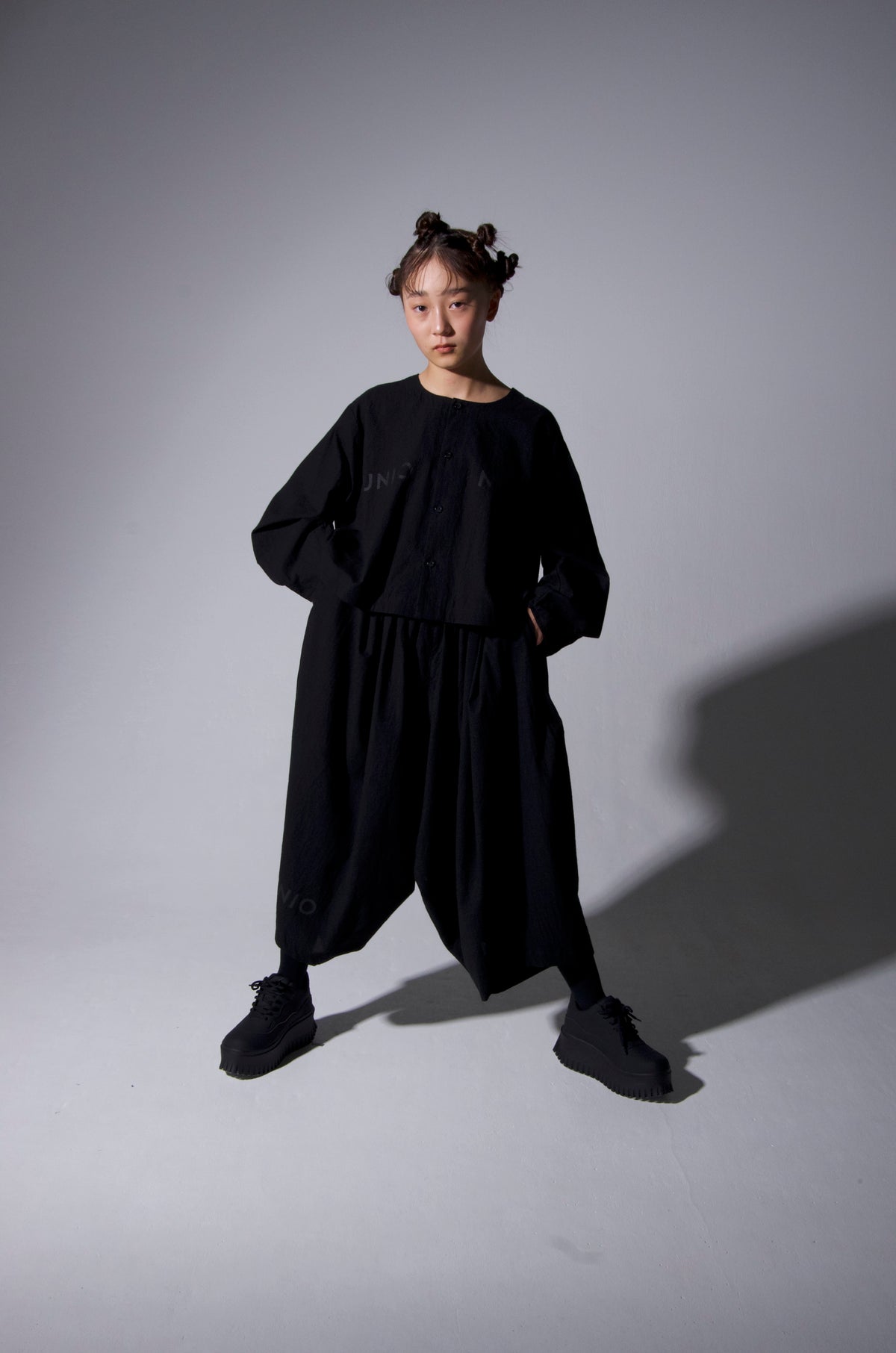 ☆入荷済み☆2026SS☆UNIONINI ユニオニーニ big pants black PT-101 