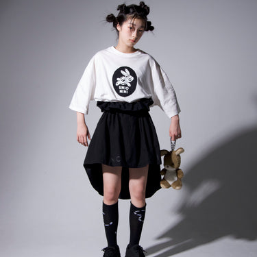 ★2026SS★UNIONINI ユニオニーニ rabbit patch tee white CS-070
