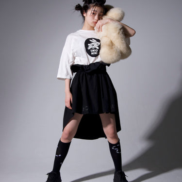 ★入荷済み★2026SS★UNIONINI ユニオニーニ swallowtail skirt black SK-103