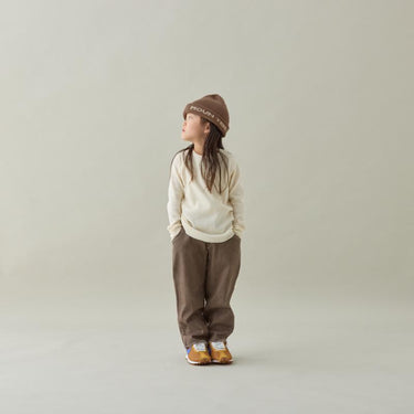 ★入荷済み★2026AW★MOUN TEN. マウンテン wide cropped jeans (organic cotton) brown MP14-1210