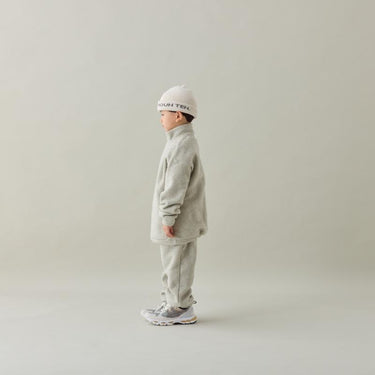 ★入荷済み★2026AW★MOUN TEN. マウンテン melange fleece half zip oatmeal MT84-1823