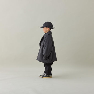 ★10月下旬入荷予定ご予約★2026AW★MOUN TEN. マウンテン air half coat black MC29-2034