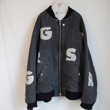 ★入荷済み★2026AW★GRIS グリ LOGO Patch MA-1 BLACK GR26AW-JK001