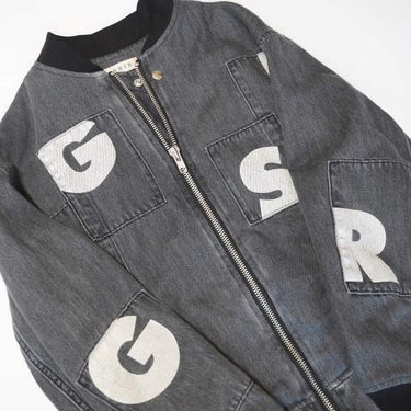 ★入荷済み★2026AW★GRIS グリ LOGO Patch MA-1 BLACK GR26AW-JK001