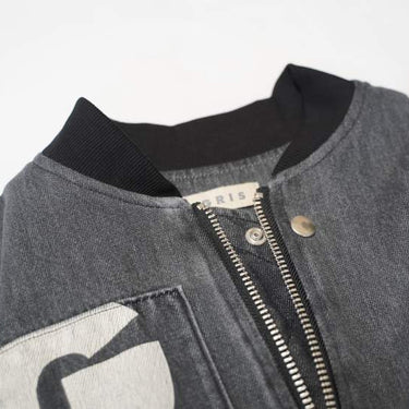 ★入荷済み★2026AW★GRIS グリ LOGO Patch MA-1 BLACK GR26AW-JK001