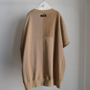 ★入荷済み★2026AW★GRIS グリ Cut of sleeve Big sweat BEIGE GR26AW-CU005