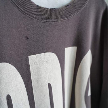 ★入荷済み★2026AW★GRIS グリ Cut of sleeve Big sweat CHARCOAL GR26AW-CU005