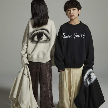 ★入荷済み★2026AW★GRIS グリ ”Sonic Youth" Eye Sweat BLACK GR26AW-CU007