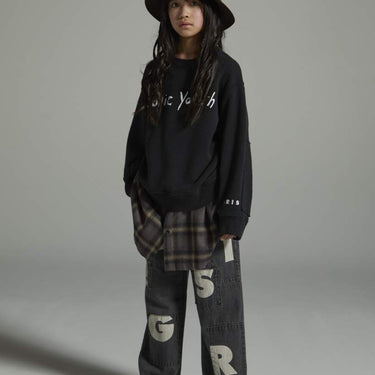 ★入荷済み★2026AW★GRIS グリ ”Sonic Youth" Eye Sweat BLACK GR26AW-CU007