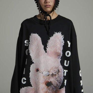 ★入荷済み★2026AW★GRIS グリ Sonic Youth "SP-BLACK"_L/S T Bunny GR26AW-CU001B