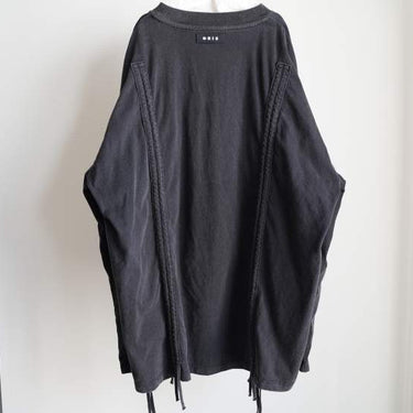 ★入荷済み★2026AW★GRIS グリ Sharring Big L/S T-shirt BLACK GR26AW-CU004