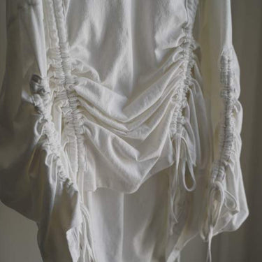 ★入荷済み★2026AW★GRIS グリ Sharring Big L/S T-shirt WHITE GR26AW-CU004