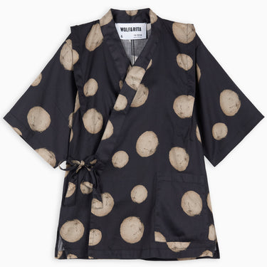 ★2026SS★WOLF&RITA ウルフ＆リタ JINBEI KIDS POLKA BLACK