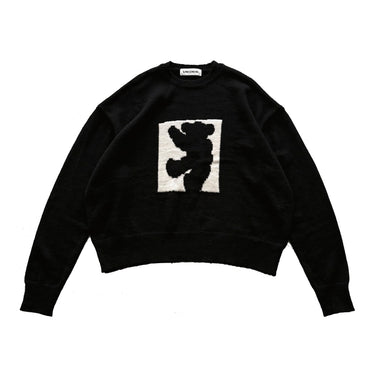 ★入荷済み★2026AW★UNIONINI ユニオニーニ teddybear knit black KN-005