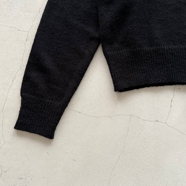 ★入荷済み★2026AW★UNIONINI ユニオニーニ teddybear knit black KN-005