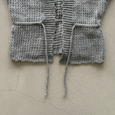 ★9-10月入荷予定ご予約★2026AW★UNIONINI ユニオニーニ nostalgic vest gray KN-006