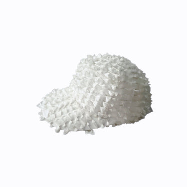 ★入荷済み★2026SS★frankygrow フランキーグロウ RIBBON ORGANDY CAP WHITE 26SHT-139