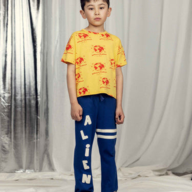 ★Chapter1★2026SS★mini rodini ミニロディーニ Society aop ss tee Yellow