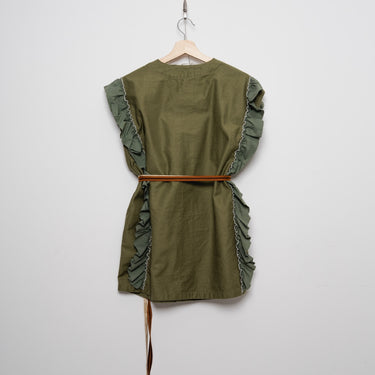 ★入荷済み★2025AW★MARET マレ ミリタリーフリルベスト M25A26