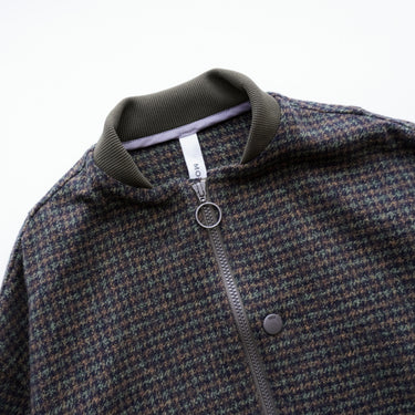 ★入荷済み★2026AW★MOUN TEN. マウンテン cotton tweed zip blouson khaki check MB39-2021