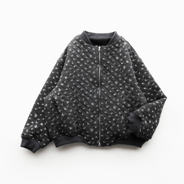 ★入荷済み★2026AW★MOUN TEN. マウンテン flower quilt reversible blouson charcoal MB41-2015