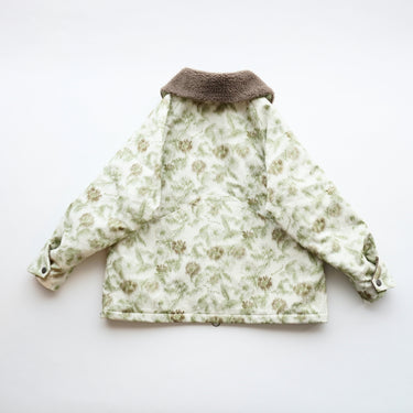 ★10月下旬入荷予定ご予約★2026AW★MOUN TEN. マウンテン flower camo boa collar blouson leaf green MB42-2010