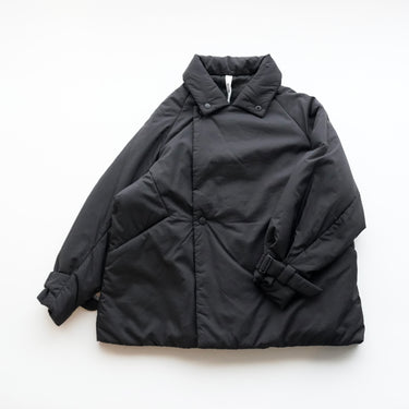 ★10月下旬入荷予定ご予約★2026AW★MOUN TEN. マウンテン air half coat black MC29-2034