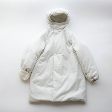 ★10月下旬入荷予定ご予約★2026AW★MOUN TEN. マウンテン puff mitten hooded coat oyster MC35-2030