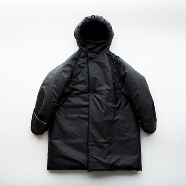 ★10月下旬入荷予定ご予約★2026AW★MOUN TEN. マウンテン puff mitten hooded coat black MC35-2030