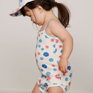 ★PRE 2026AW collection★mini rodini ミニロディーニ Flowers aop cap Multi