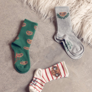 ★E.T. PHONE 2026SS collection★mini rodini ミニロディーニ E.T 1-pack sock Green