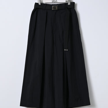 ★入荷済み★M53 BELTED SUPER WIDE PANTS (LINEN) BLACK MP-058A