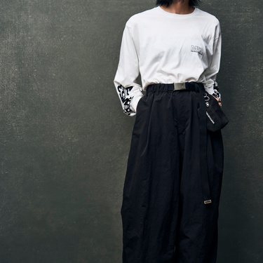 ★先行受注予約★2027SS★M53 IZAIYA NYLON BELTED PANTS MP-080A
