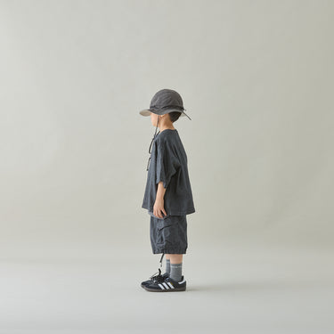 ★入荷済み★2026SS★MOUN TEN. マウンテン herringbone denim midi cargo slategray MP100-1919