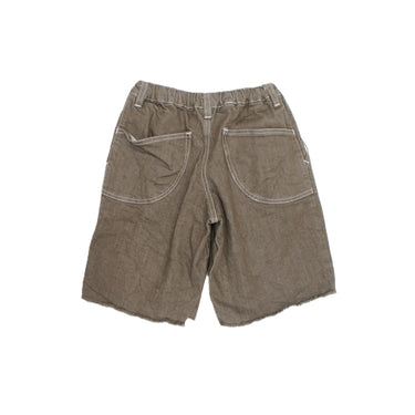 ★入荷済み★2026SS★MOUN TEN. マウンテン cutoff midi jeans (organic cotton) brown MP102-1909