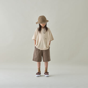 ★入荷済み★2026SS★MOUN TEN. マウンテン cutoff midi jeans (organic cotton) brown MP102-1909