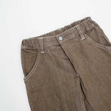 ★入荷済み★2026AW★MOUN TEN. マウンテン wide cropped jeans (organic cotton) brown MP14-1210