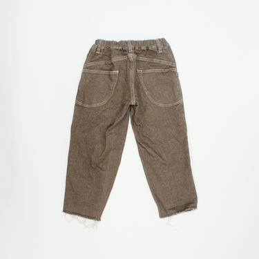 ★入荷済み★2026AW★MOUN TEN. マウンテン wide cropped jeans (organic cotton) brown MP14-1210