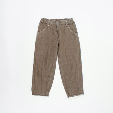 ★入荷済み★2026AW★MOUN TEN. マウンテン wide cropped jeans (organic cotton) brown MP14-1210